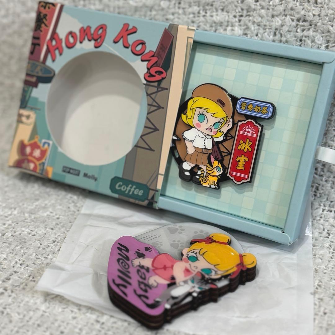 【香港限定】未開封POPMART Mollyモリー 氷室マグネットおまけ付き — image 3