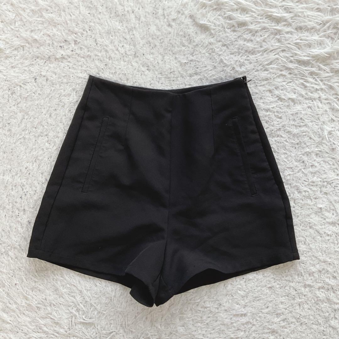 グレイル ショートパンツ XS シンプル ポケットあり 洗える カジュアル 黒 — image 3