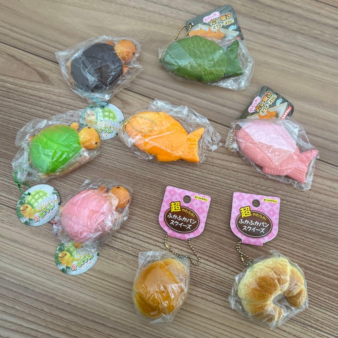 スクイーズ まとめ売り かめろんパン たい焼き等 — image 2