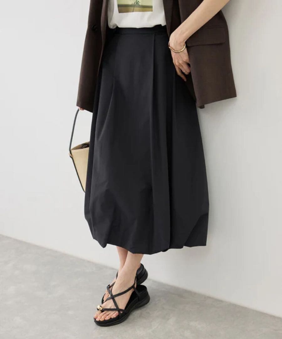 【美品】ROPÉ PICNIC バルーンスカート　吸水速乾　ブラック — image 5