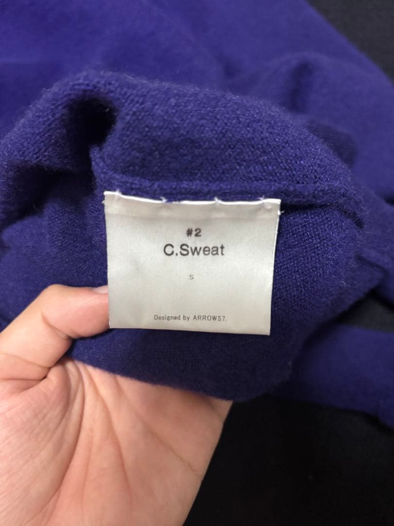 田中さんのセーター　C.sweat arrow57 カシミヤ100% — image 4