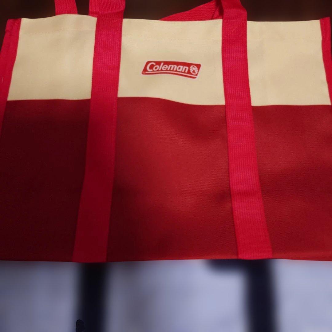 Coleman トートバッグ 赤・青　SAPPORO　2個セット — image 2