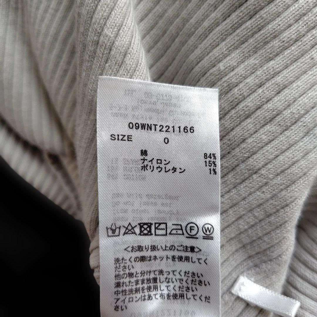 Mila Owen リブニット 半袖 トップス　ミラオーウェン — image 2