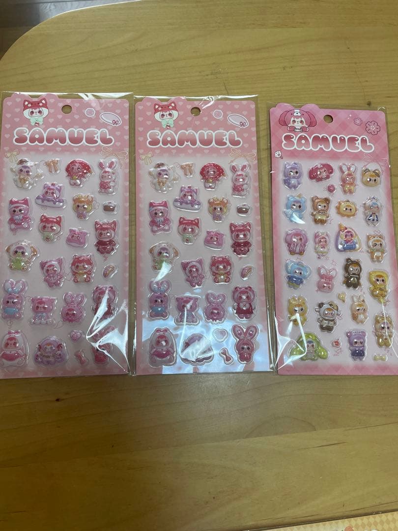 SAMUEL 立体シール 9枚セット — image 2