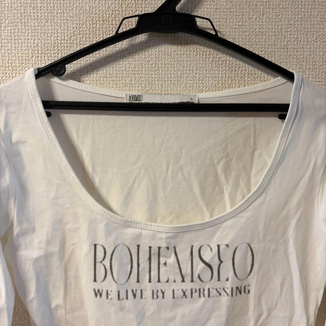 BOHEMSEO 長袖 カットソー ホワイト — image 4