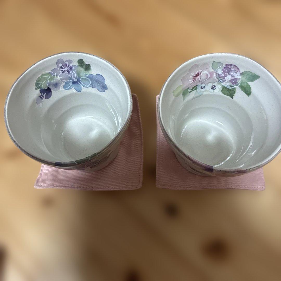 yuly様専用　　花柄 カップ　ペアセット — image 2