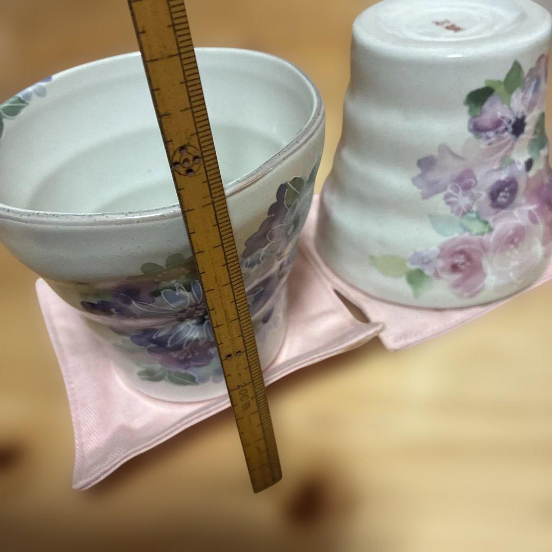 yuly様専用　　花柄 カップ　ペアセット — image 5