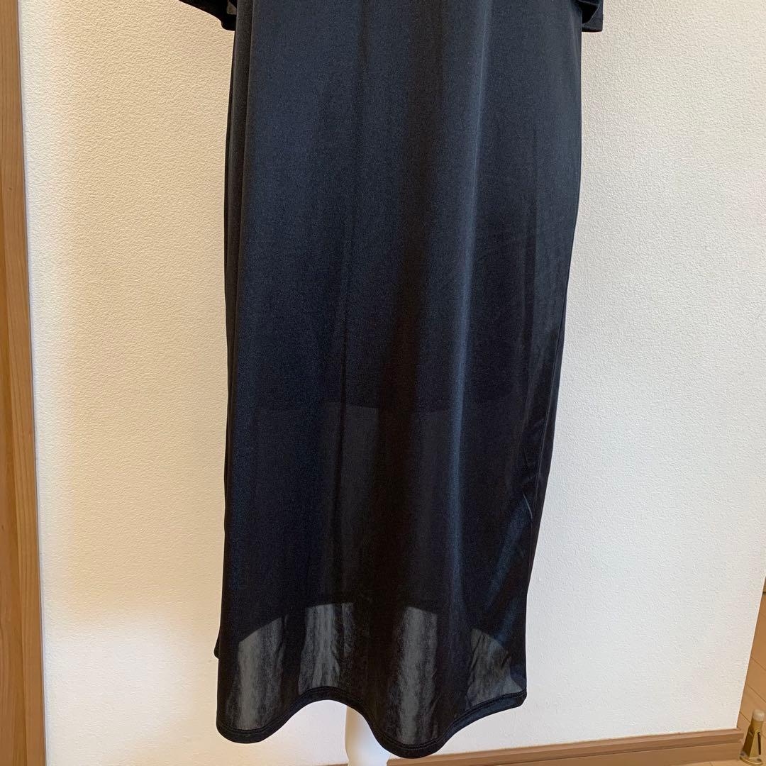 値下げ★【美品】ZARA TRF ザラ 黒ブラック ロングワンピース — image 4