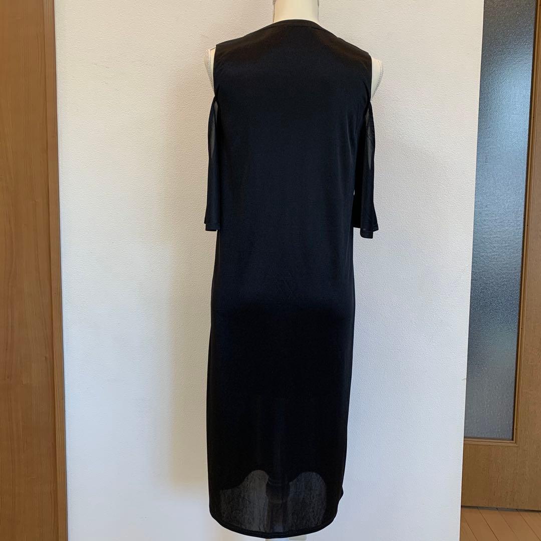 値下げ★【美品】ZARA TRF ザラ 黒ブラック ロングワンピース — image 5