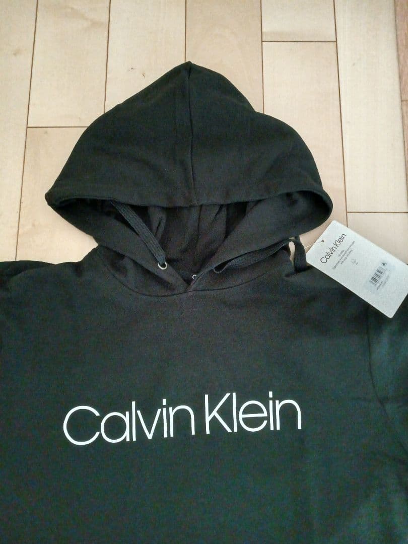 今だけ価格【大人気1】新品Calvin klein カルバンクラインパーカー黒L — image 4
