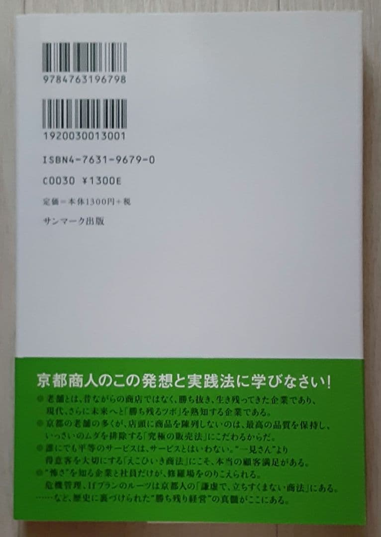 『京都人の商法―「伝統」と「革新」を両立させるビジネス感覚に学ぶ』蒲田春樹 — image 2