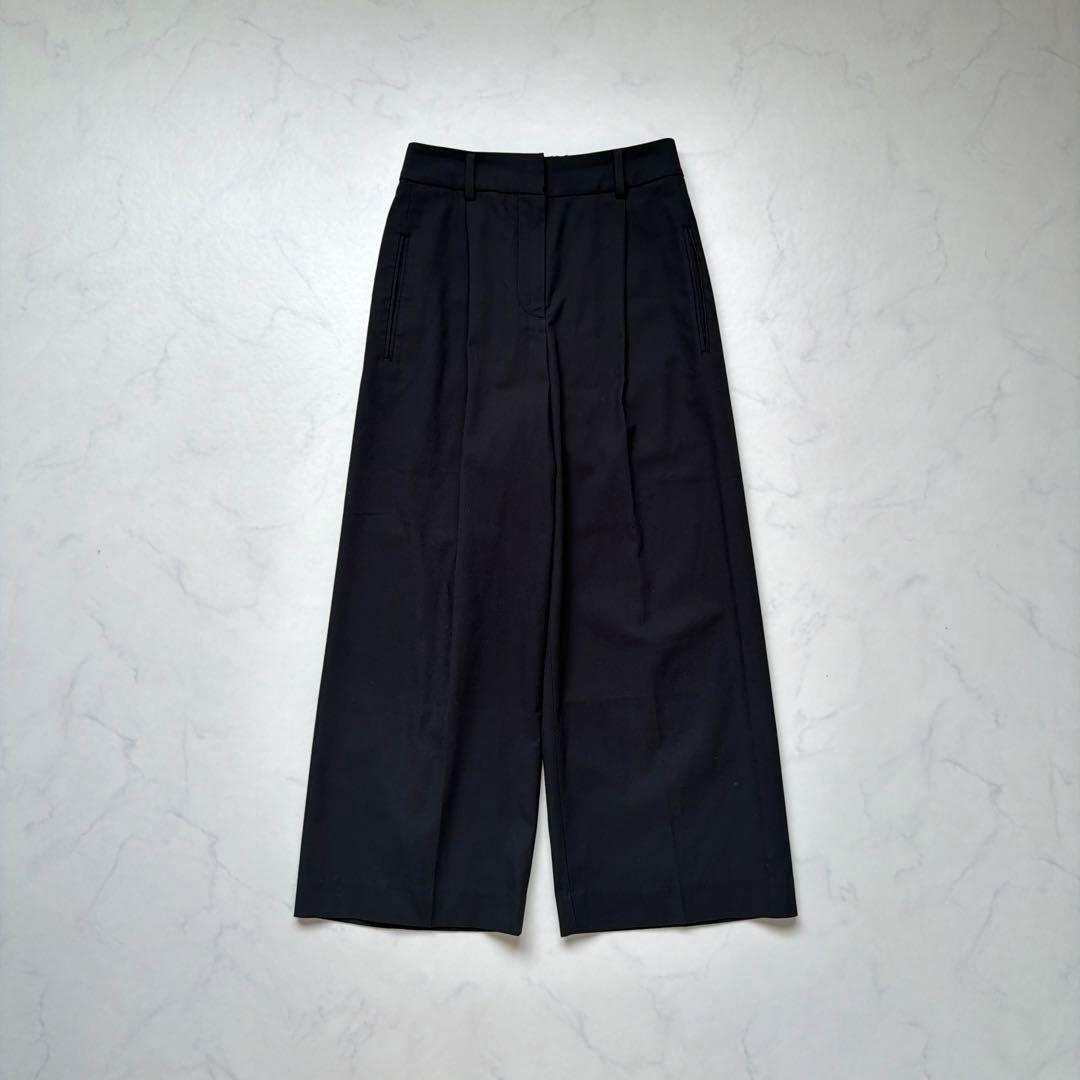 ①PLST 2023年ワイドパンツリネンブレンド　ネイビー　XS⚪︎3206018 — image 5