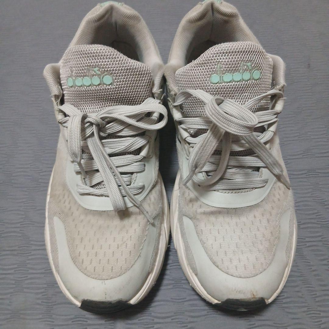Diadora スニーカー ライトグレー ミントグリーン — image 5