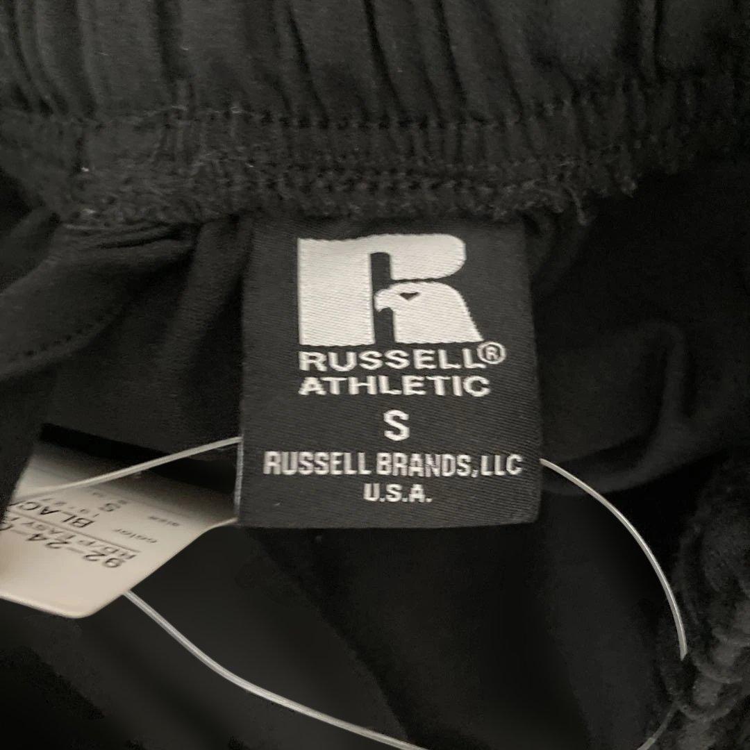 新品タグ付き Russell Athletic イージーパンツ ブラック S — image 5