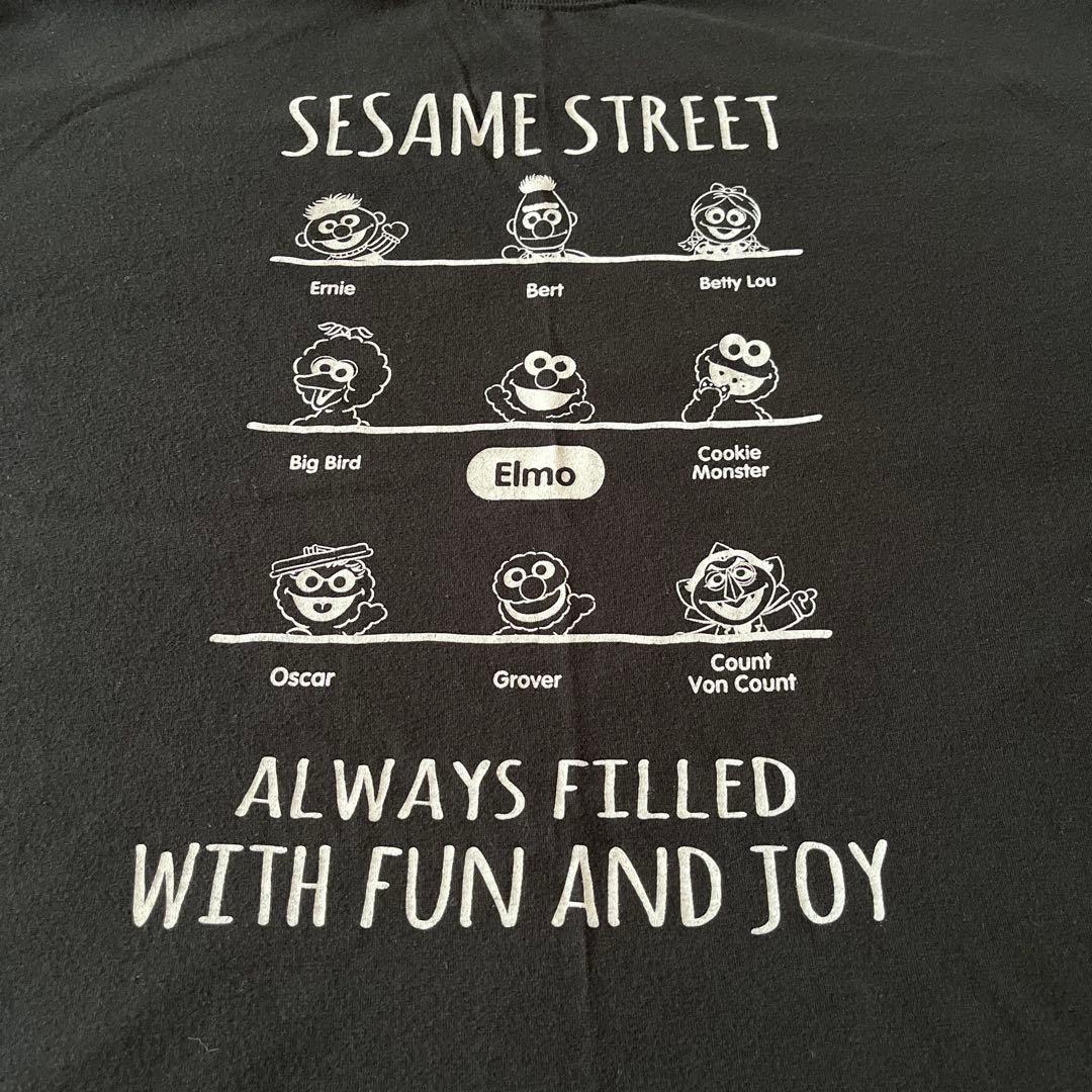 ⭐️未着用⭐️ 長袖　Tシャツ　トップス　セサミストリート　ゆったり　3L 黒 — image 4