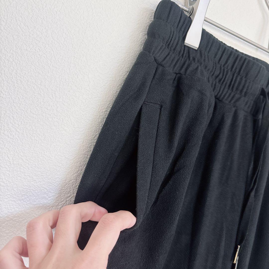 ★MONDETTA【S】ジョガーパンツ ブラック ピーチスキン スウェットパンツ — image 5