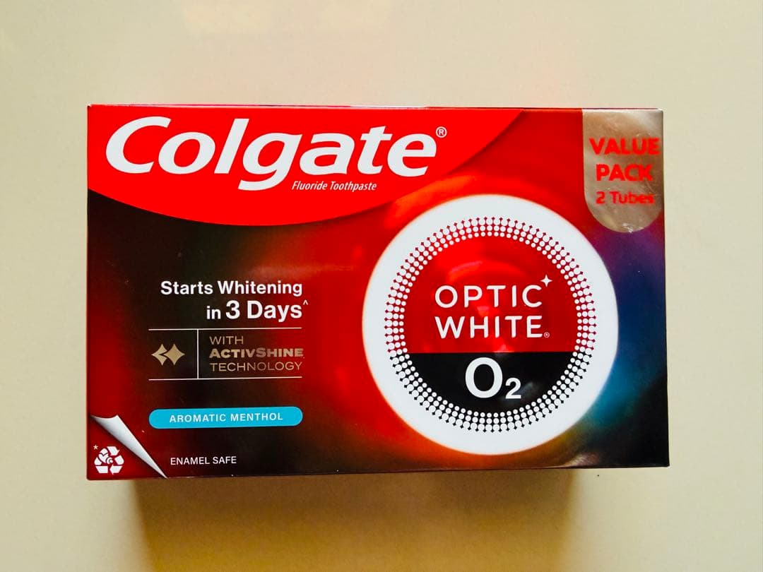 New Colgate OPTIC WHITE O2 85g x 2 コルゲート — image 5