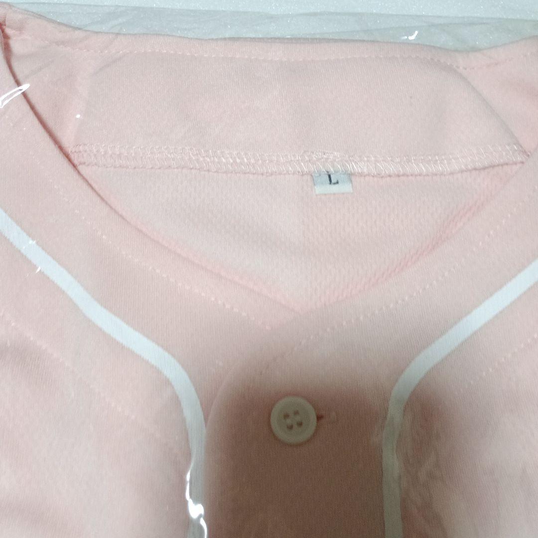 新品・未開封 C&K ベースボールシャツ Lサイズ ピンク — image 2