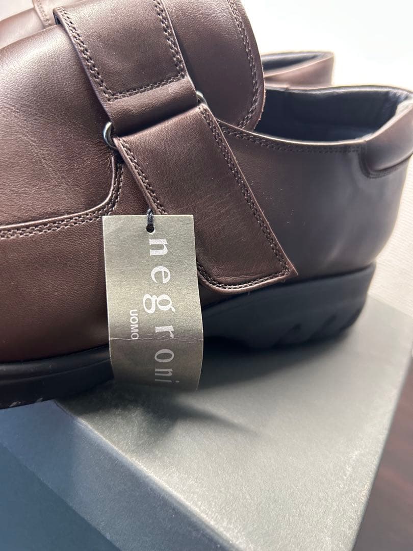 未使用品negroni UOMO ドライビングシューズ ブラウン 26.5cm — image 5