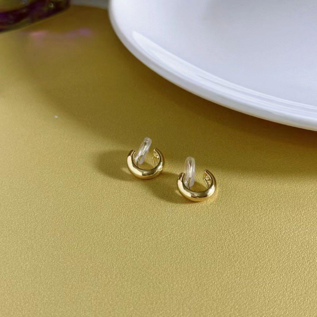 イヤリング　フープ　アクセサリー 結婚式　イヤーカフ　ゴールド　金 — image 5
