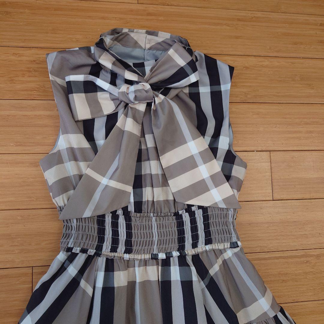 ˙﻿ ˟ ˙﻿﻿様専用 tocco 2wayボウタイリボンチェック柄ワンピ — image 4