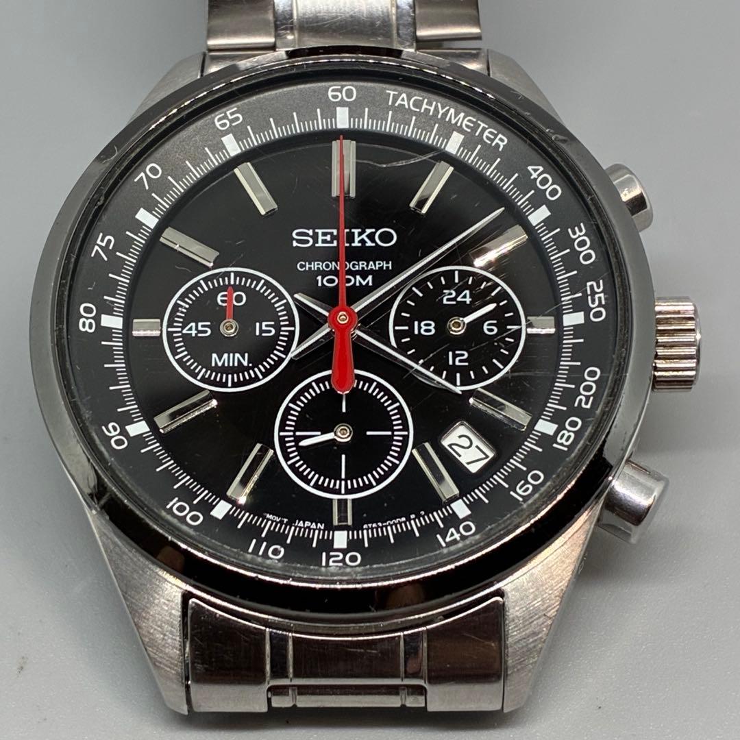 【稼働品】SEIKO 6T63-00B0 クロノグラフ — image 2