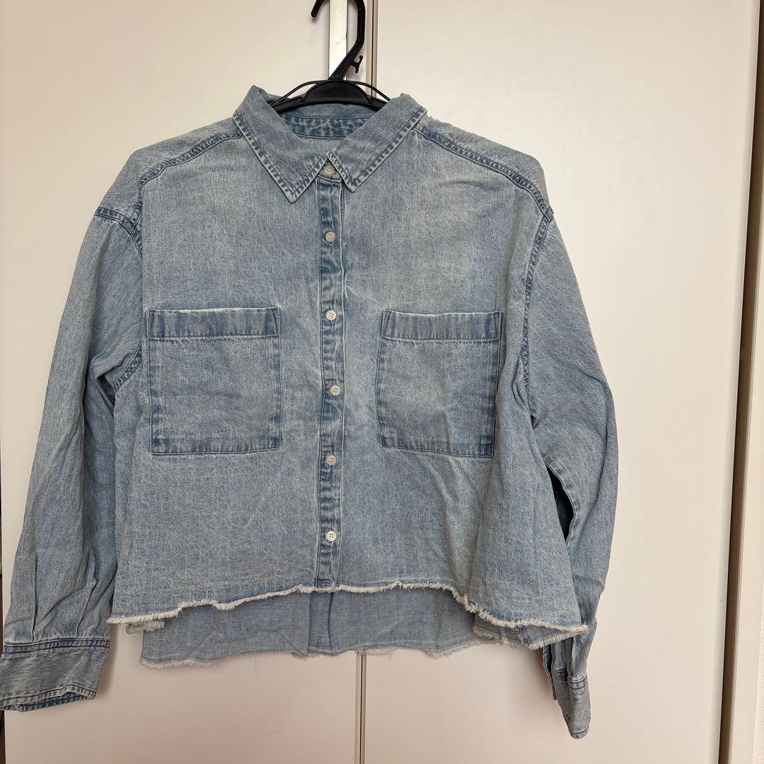 デニムショート丈シャツ — image 3