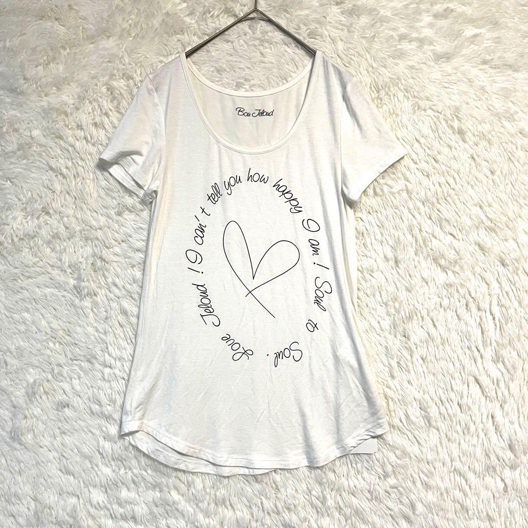 【Bou Jeloud】半袖Tシャツ/ロゴプリント/やわらか/ストレッチ/Ｆ — image 2