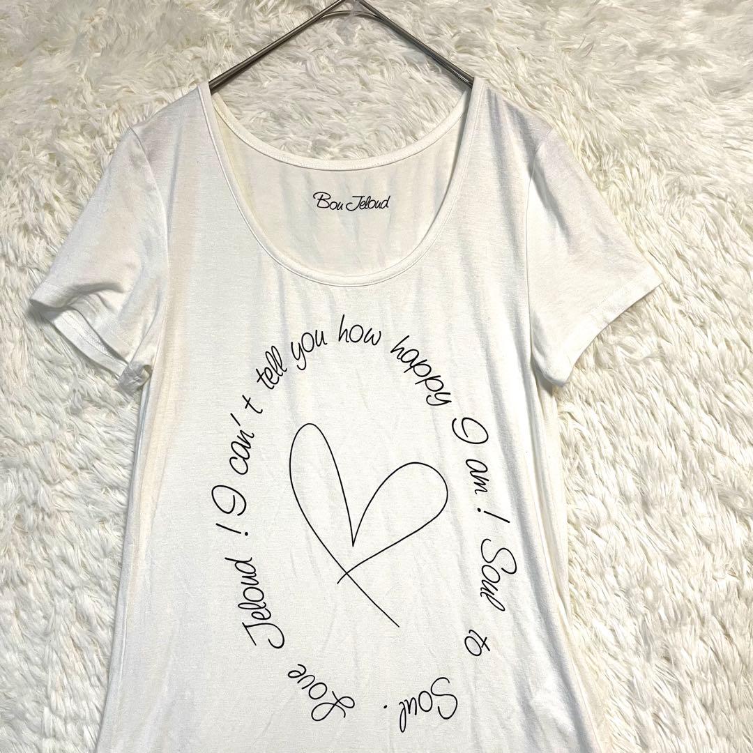 【Bou Jeloud】半袖Tシャツ/ロゴプリント/やわらか/ストレッチ/Ｆ — image 4