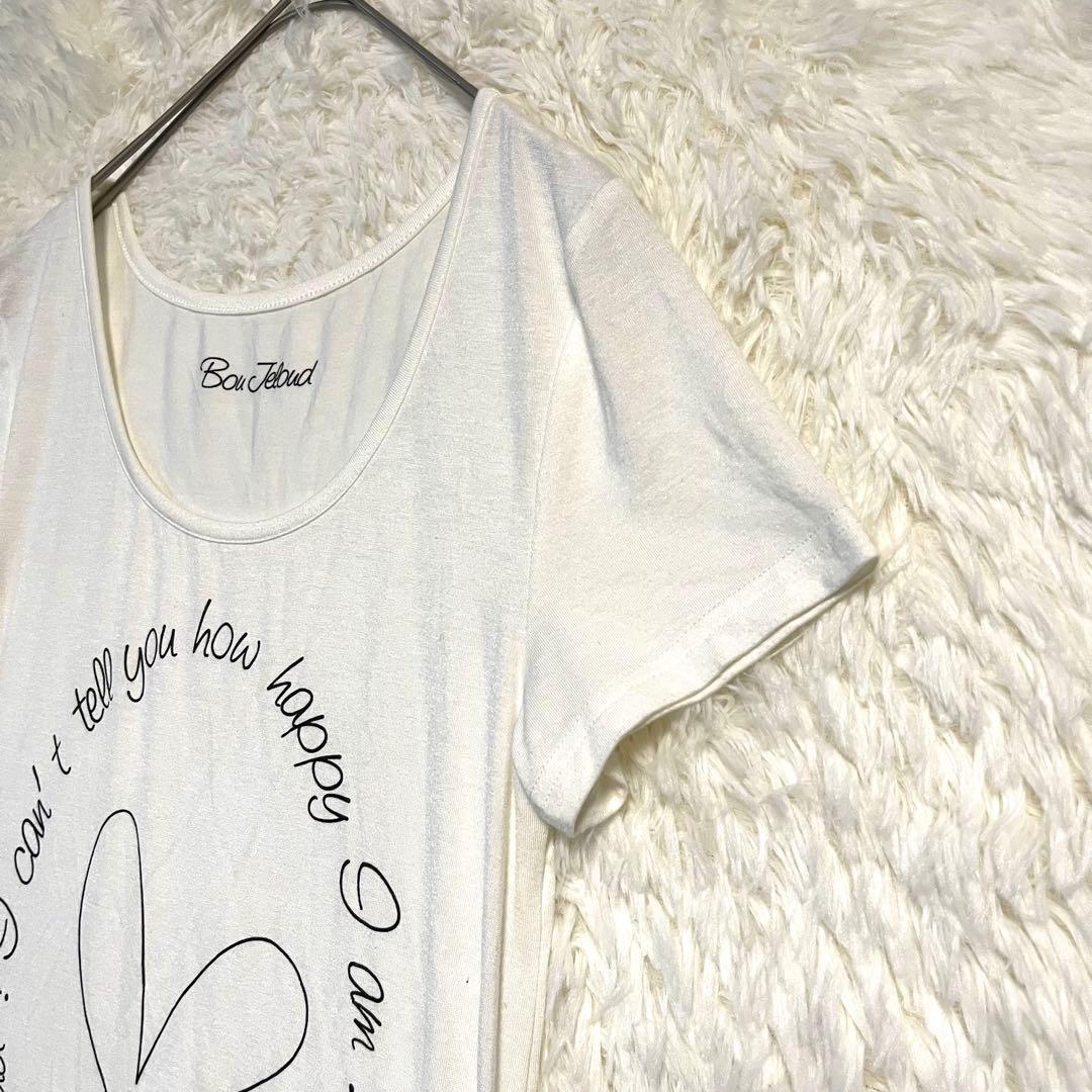 【Bou Jeloud】半袖Tシャツ/ロゴプリント/やわらか/ストレッチ/Ｆ — image 5