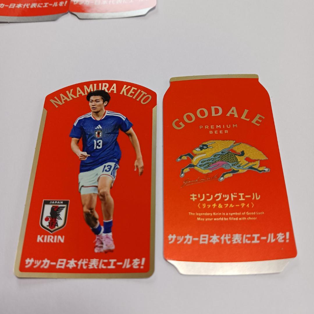 サッカー日本代表 キリングッドエール ステッカー 中村敬斗・堂安・久保 — image 2