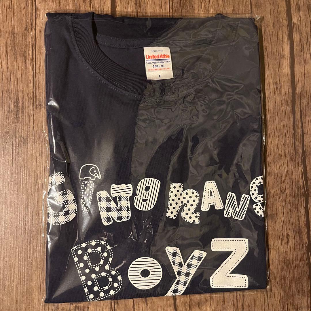 銀杏BOYZ Tシャツ tee logo ロゴ ネイビー L サイズ — image 2