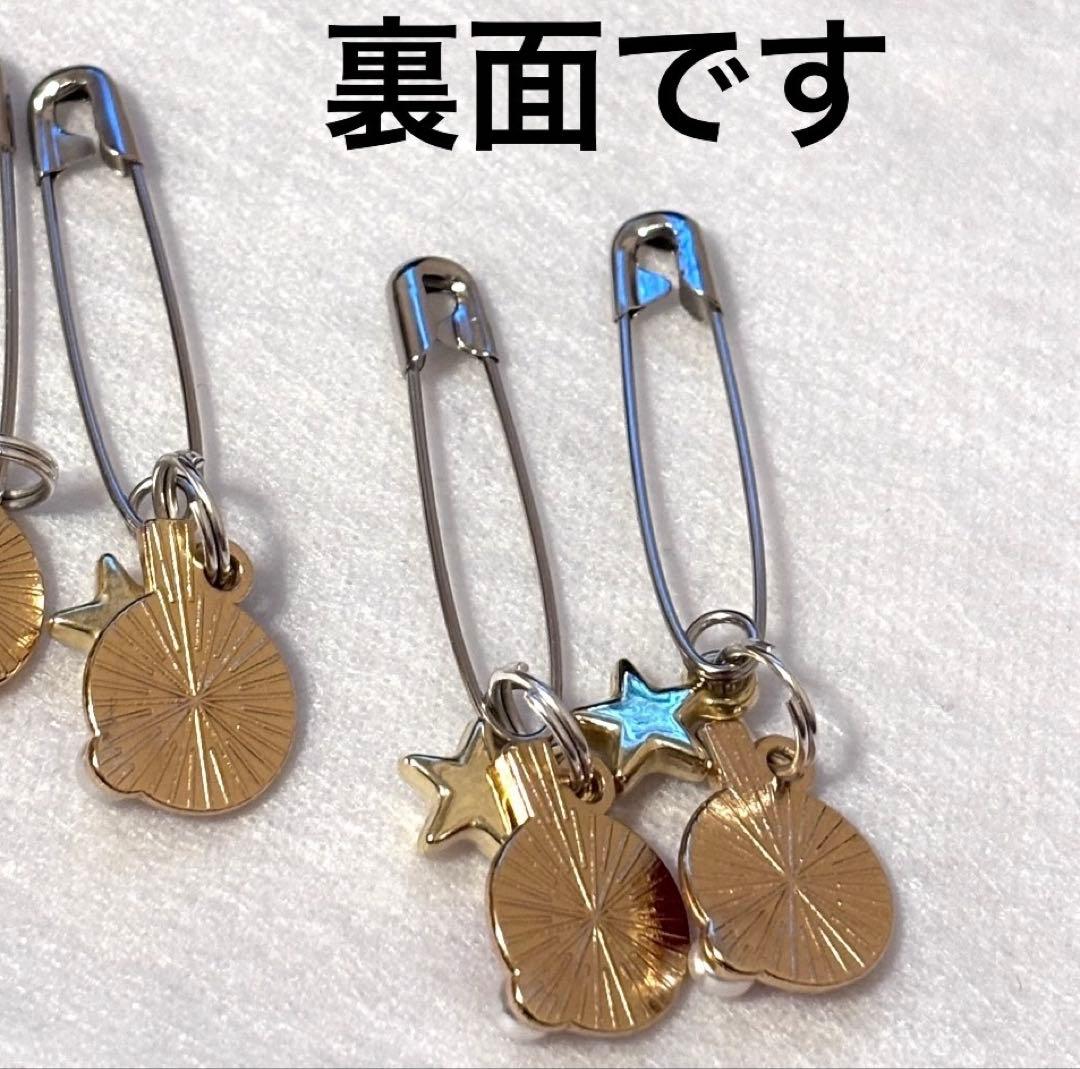 ⭐️ラッピング無料⭐️卓球ラケット型ゼッケンピン（赤1セット） — image 3