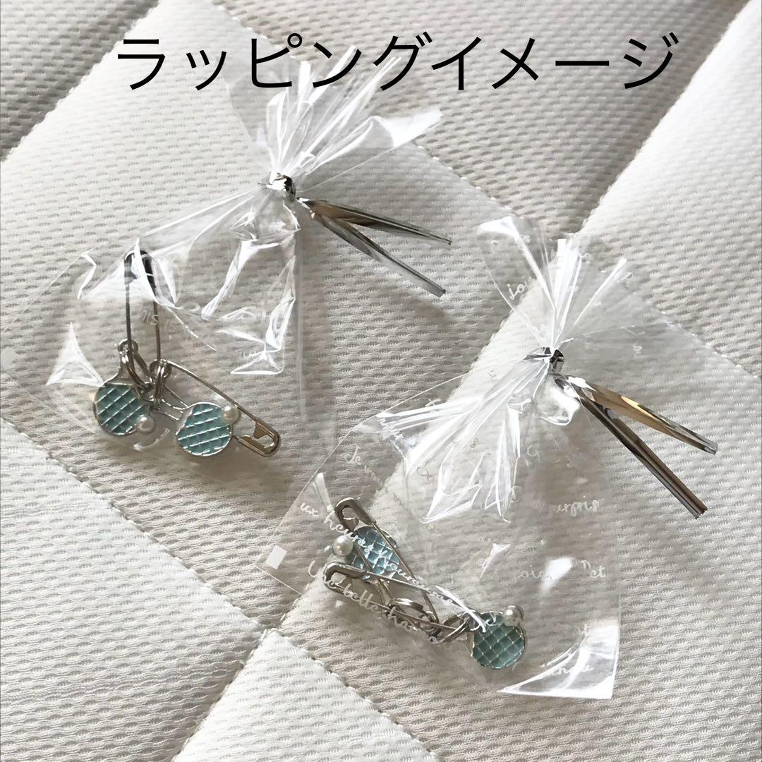 ⭐️ラッピング無料⭐️卓球ラケット型ゼッケンピン（赤1セット） — image 4