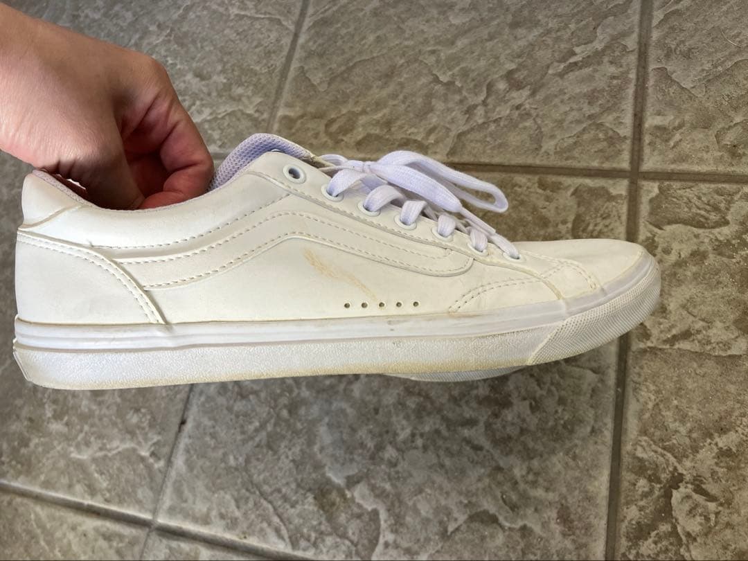 VANS スニーカー ホワイト ローカット　27.5 — image 5
