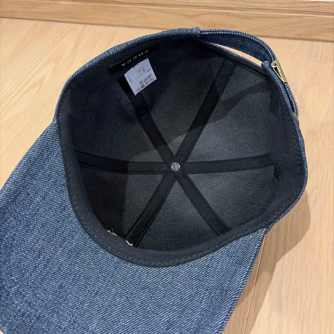 【美品】2026 TOCCA CROWNLOGOCAPデニム レディースキャップ — image 2
