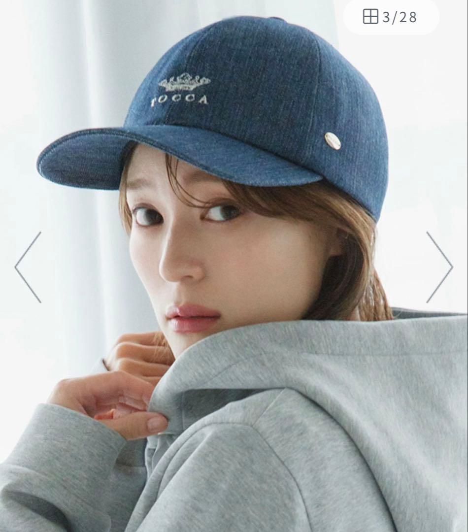 【美品】2026 TOCCA CROWNLOGOCAPデニム レディースキャップ — image 4