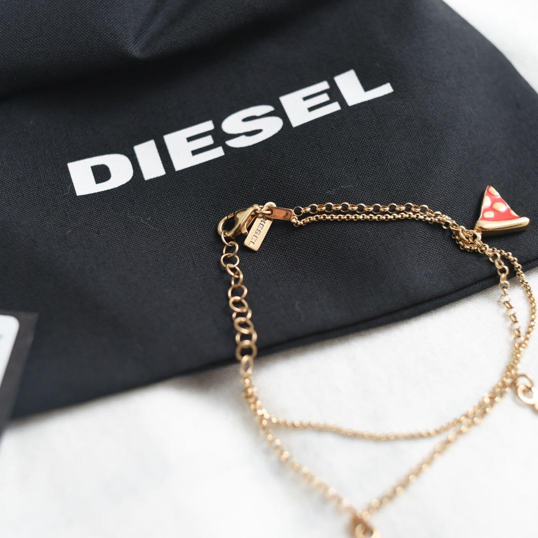 DIESEL ピザブレスレット 定価2万 新品タグ付きポーチ付き — image 3