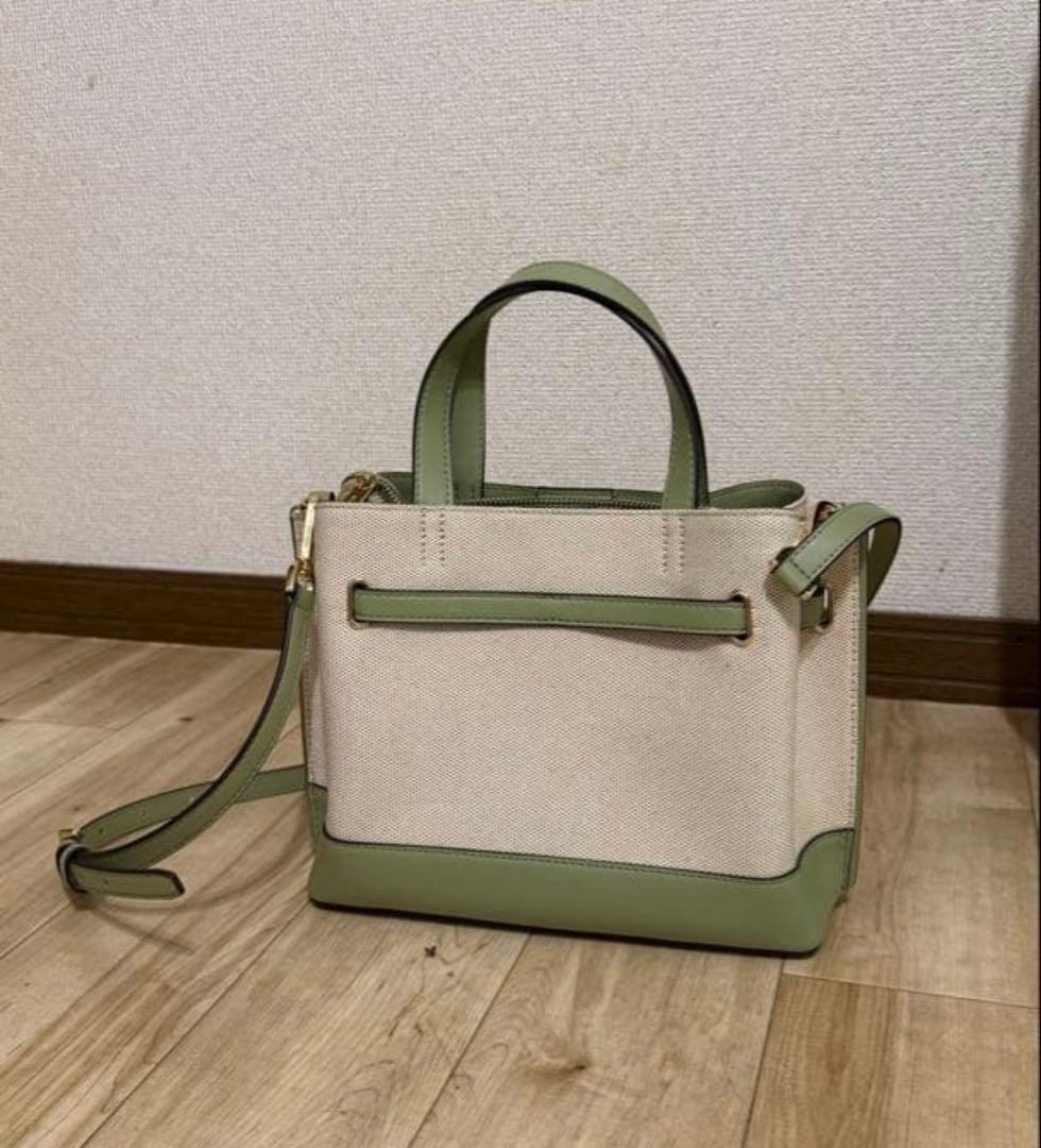 MICHAEL KORS 2WAY ハンドバッグ グリーン — image 2