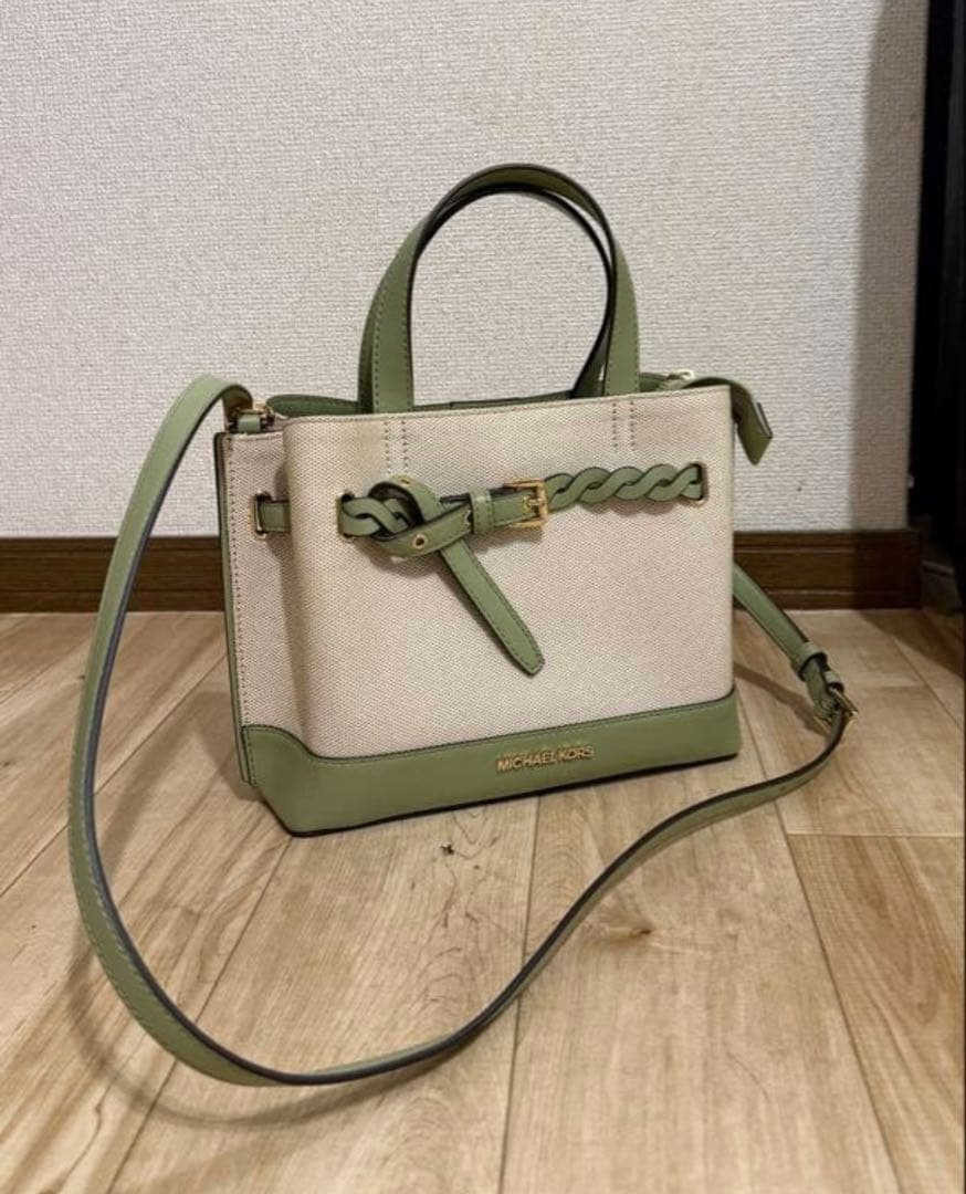 MICHAEL KORS 2WAY ハンドバッグ グリーン — image 3