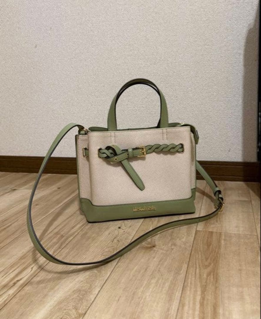 MICHAEL KORS 2WAY ハンドバッグ グリーン — image 4