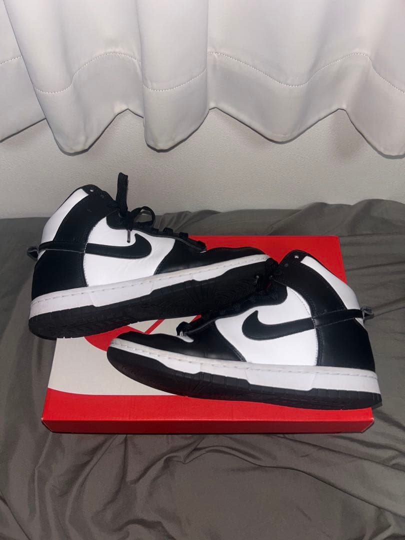 【美品】NIKEナイキDUNK High ホワイト&ブラック パンダダンク — image 5
