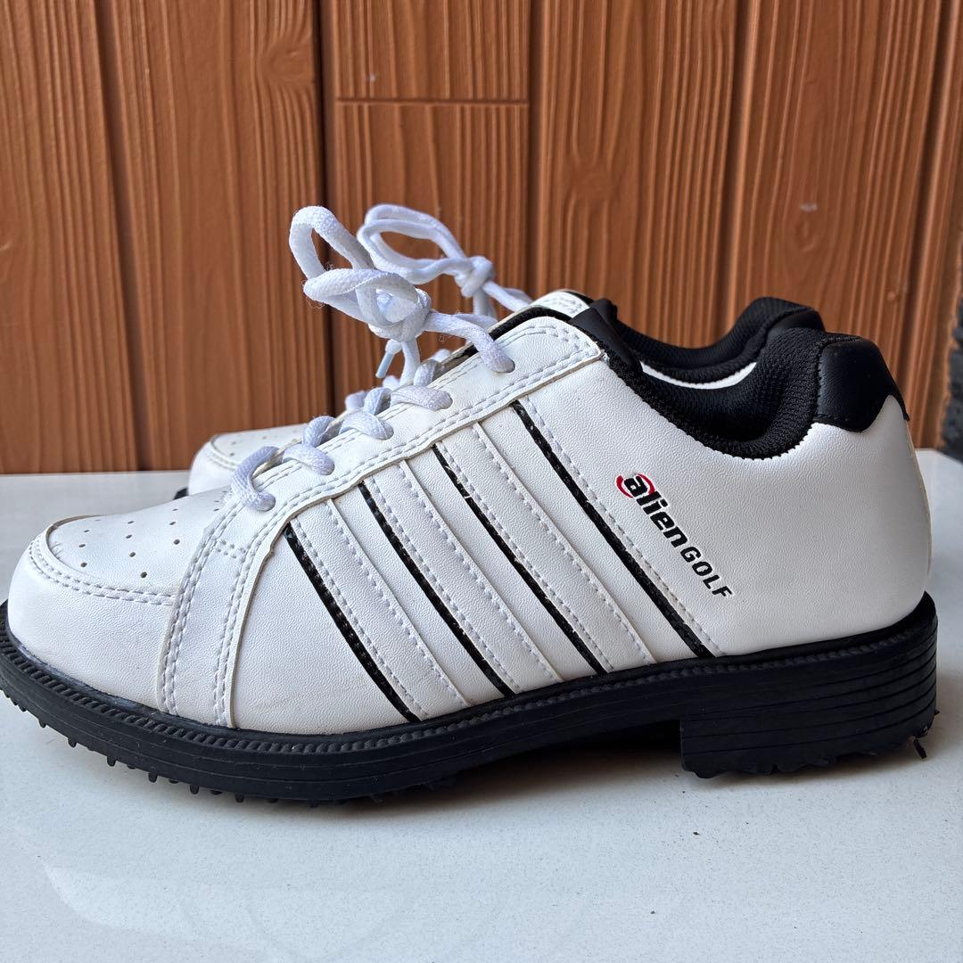Alien Golf ゴルフシューズ ホワイト ブラック — image 2