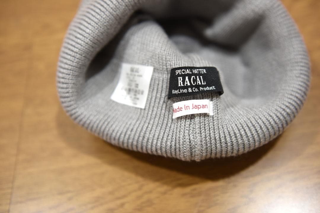 RACAL 2022SS ニットビーニー グレー — image 2