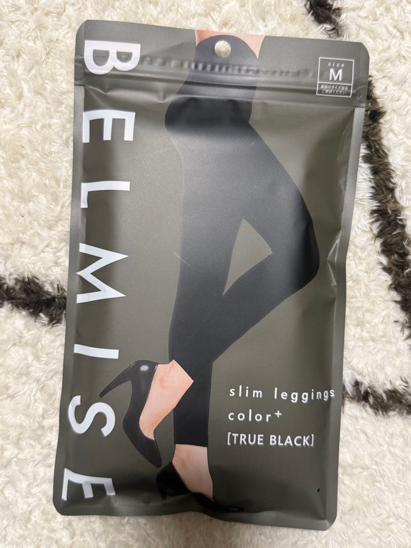 【新品未使用】BELMISE スリムレギンス トゥルーブラック Mサイズ 2枚 — image 2