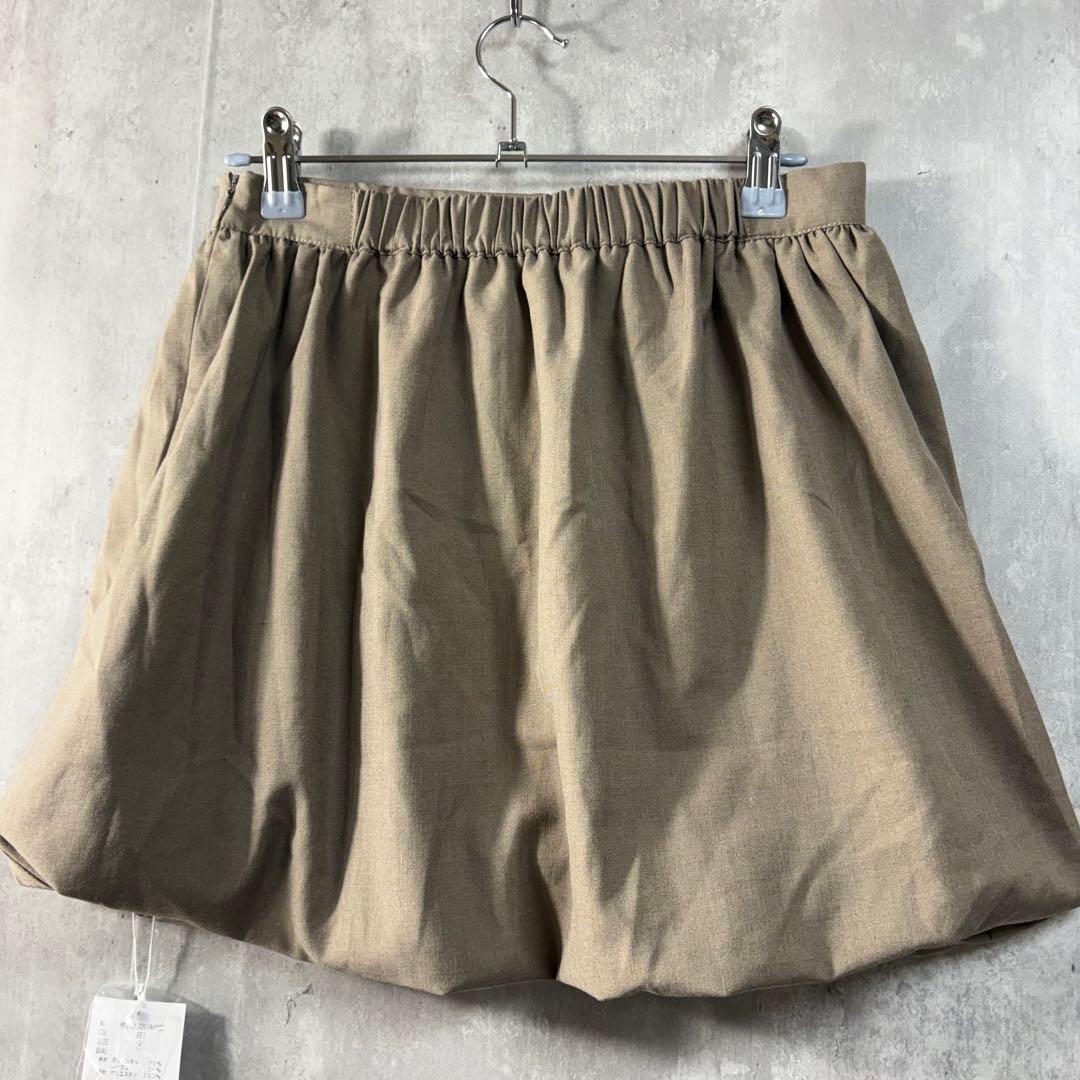 新品　mystic ミスティック　バルーンスカート　ミニスカート　ベージュ　夏 — image 3