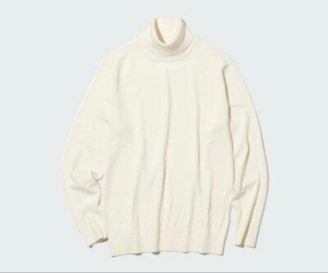 UNIQLO 450538 S エクストラファインメリノタートルネックセーター — image 2