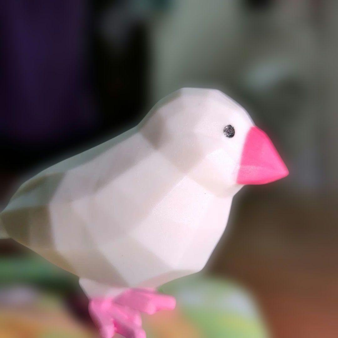【ガチャ】かくかくとりとり♡白文鳥 フィギュア カプセルトイ — image 2