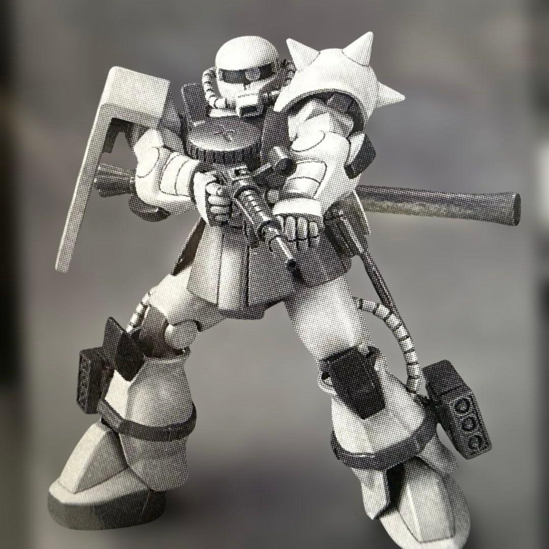 MS-06 量産型ザク バンダイホビーセンター専用エコプラ ダンボール梱包発送 — image 4