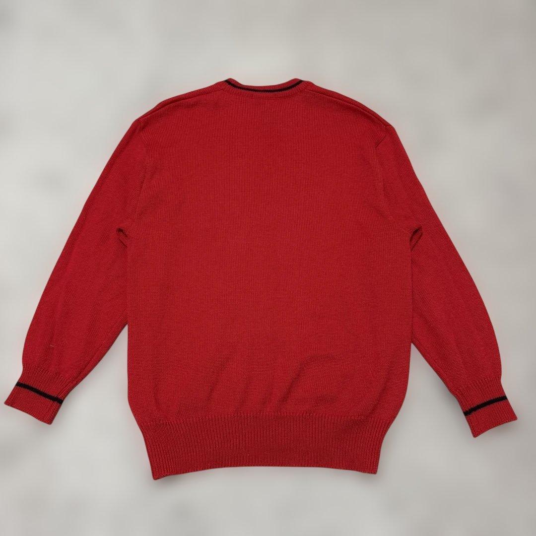 SHUTERN SPORTS 犬デザイン ロゴニット セーター レッド — image 4